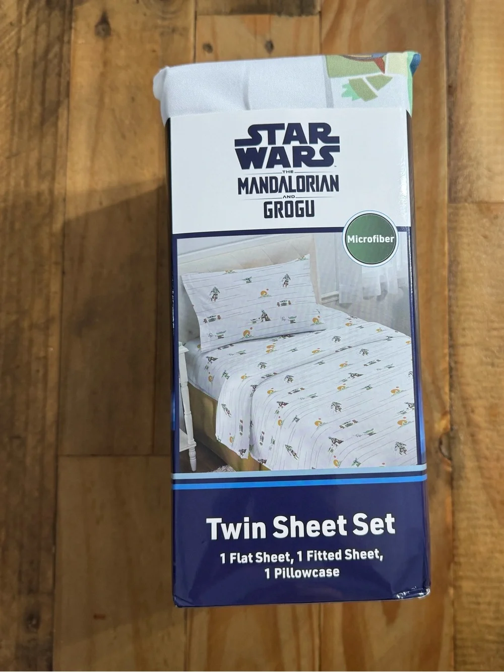 Star Wars The Mandalorian and Grogu 3-Piece Twin Bed Sheet Set